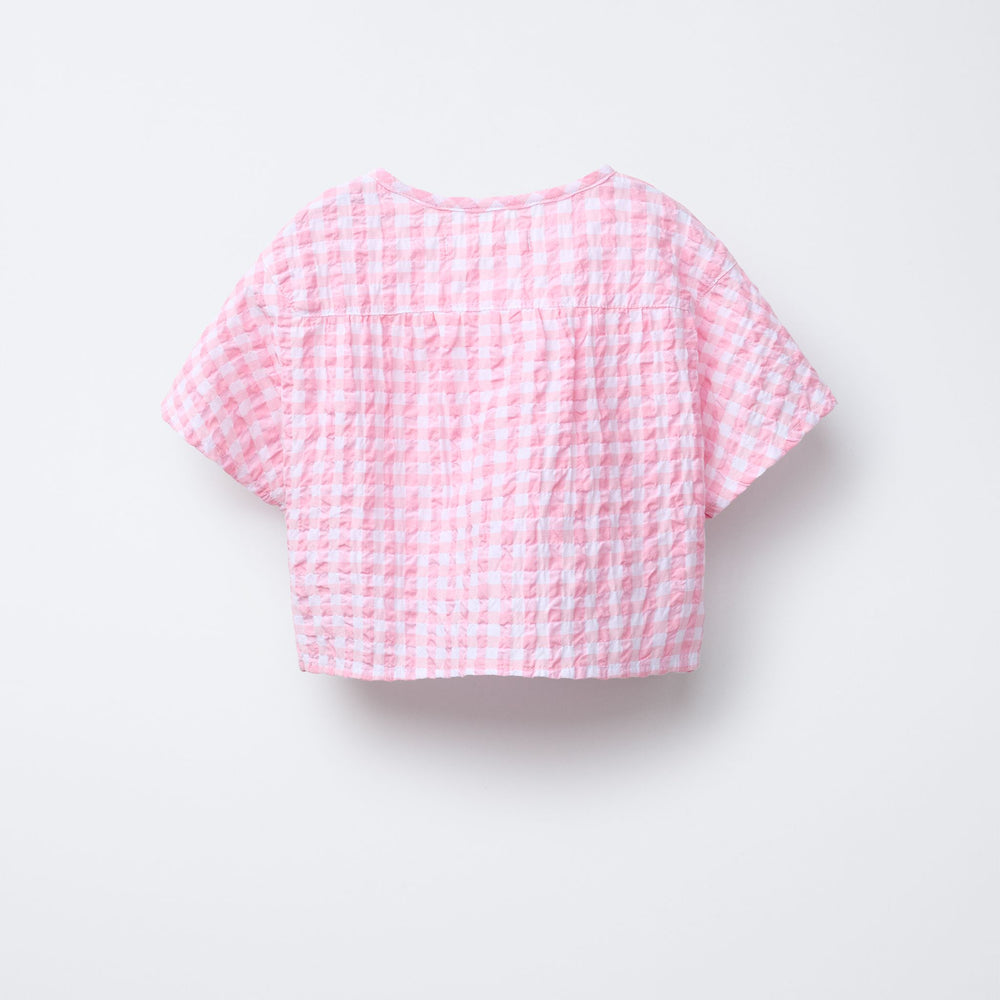 Moudda ZARA - Chemise Enfant - Vichy & Patch (Collection Sargas) - Tunisie 2