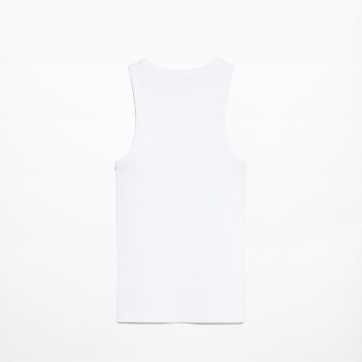Moudda Oysho - T-Shirt Halter Modal Coton Blanc - Tunisie 2