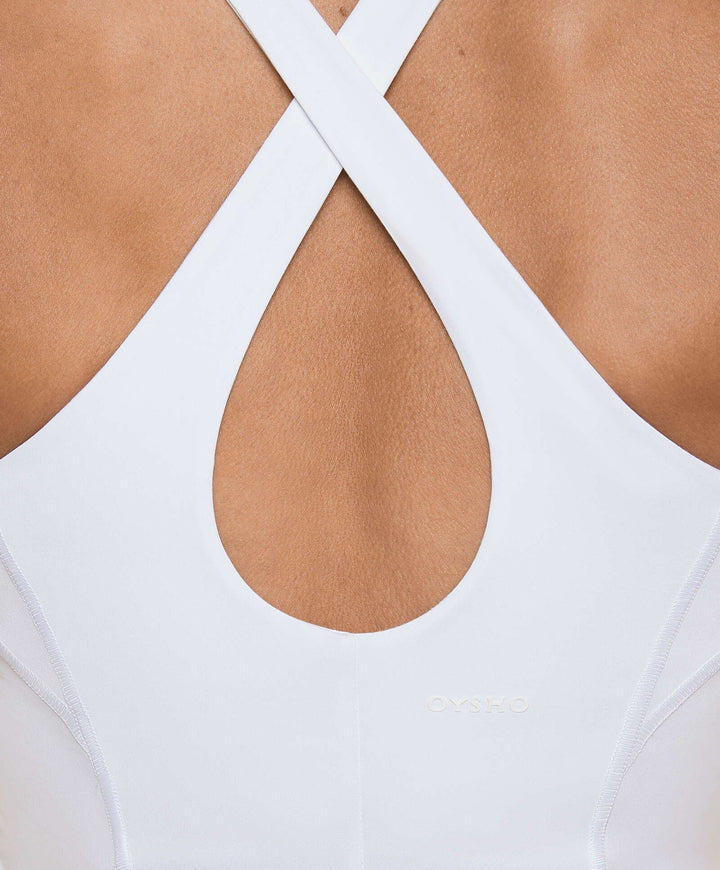 Moudda Oysho - T-Shirt Col V Comfortlux avec Coutures - Tunisie 4