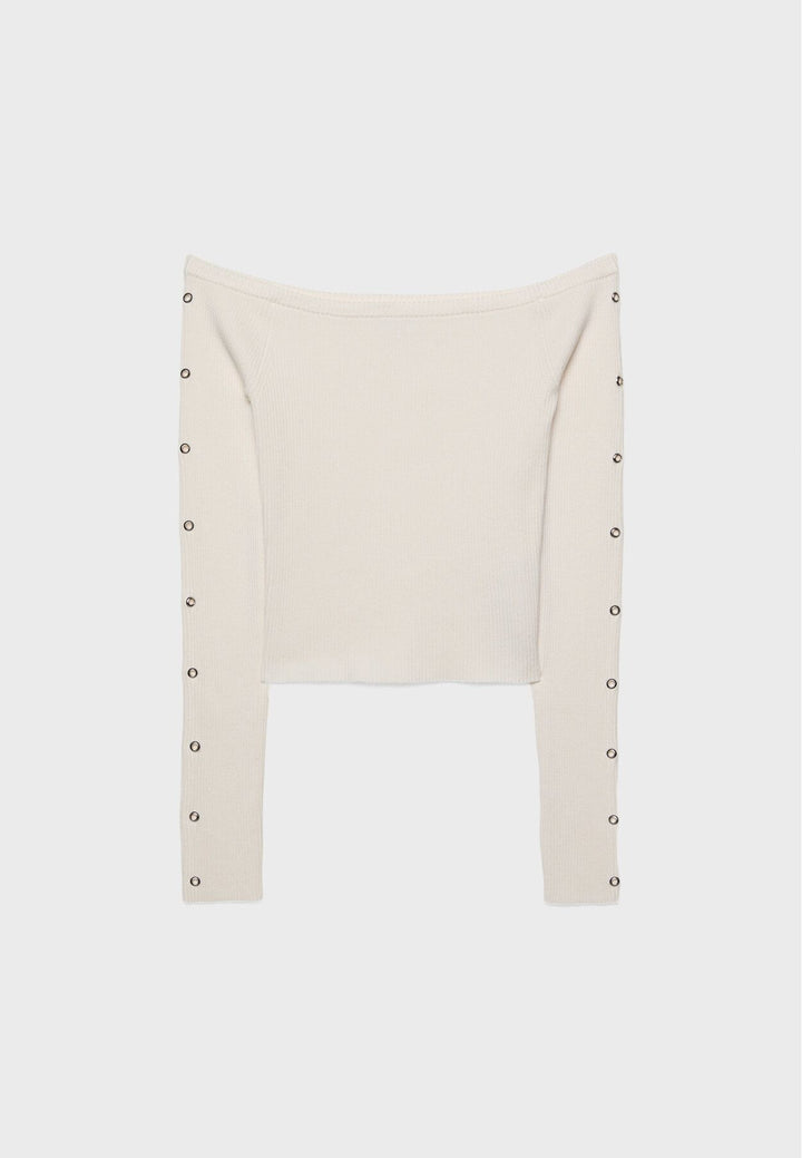 Moudda STRADIVARIUS - Pull en Maille avec Œillets - Tunisie 2