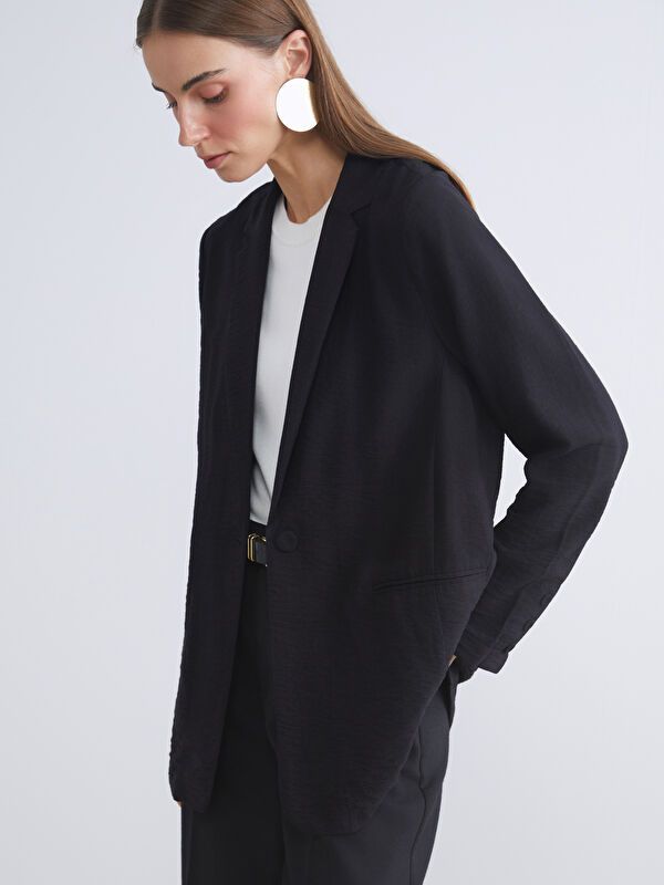 Moudda LC Waikiki - Veste tissée Femme Noir - Tunisie 1