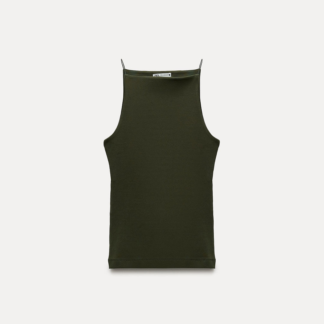 Moudda ZARA - T-shirt brassière en coton élasthanne, bretelles élastiques - Tunisie 2