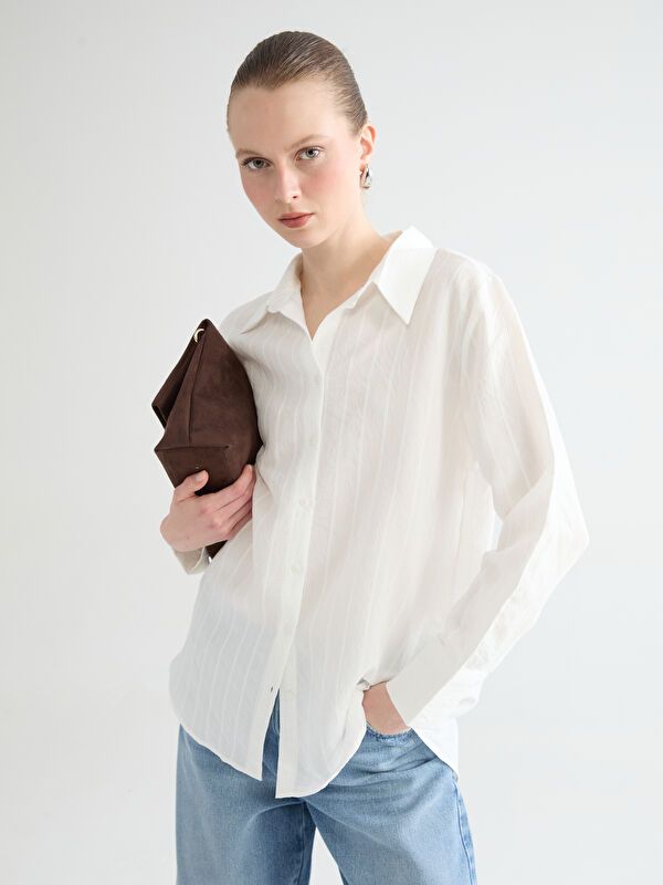 Moudda LC Waikiki - Chemise manches longues en tissu - Tunisie 1