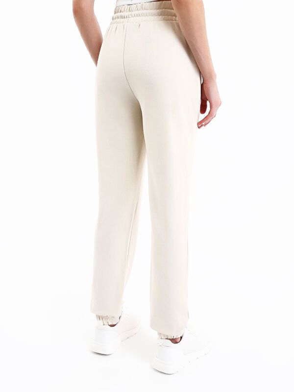 Moudda LC Waikiki - Pantalon en jersey Femme Beige clair - Tunisie 5