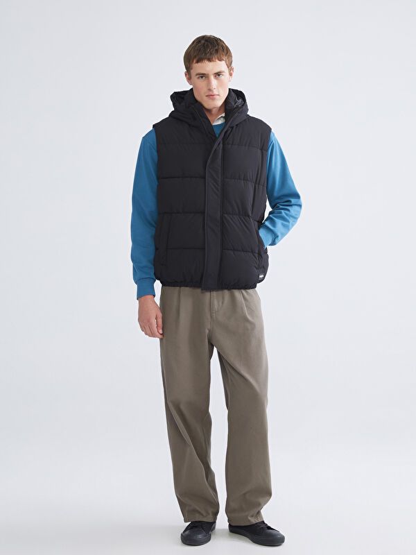 Moudda LC Waikiki - Gilet couleur Noir pour hommes - Tunisie 2