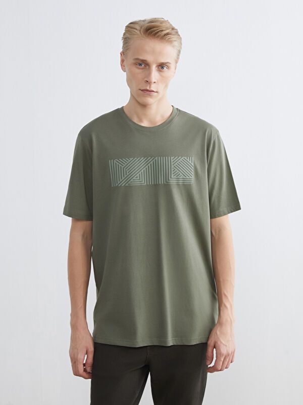 Moudda LC Waikiki - T-shirt imprimé manches courtes en jersey pour Homme - Tunisie 1