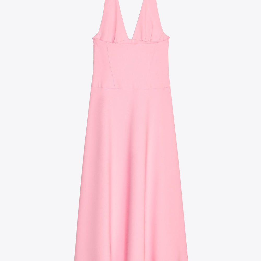 Moudda ZARA - Robe Midi Laine Froide Halter - Col Piqué & Volume - Tunisie 2