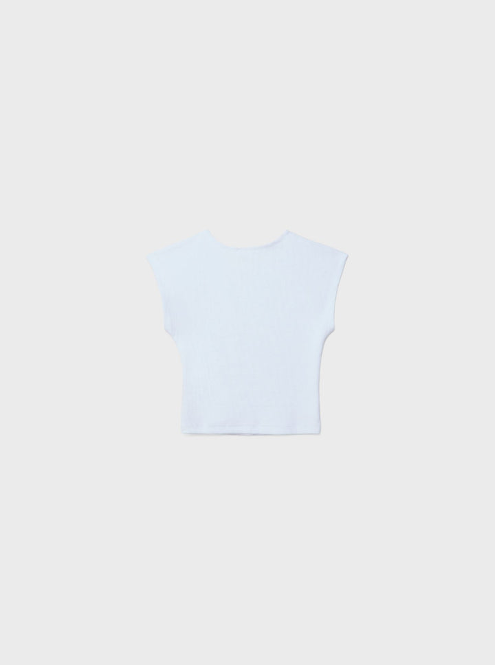 Moudda STRADIVARIUS - T-Shirt Mini Manches avec Clous - Tunisie 4