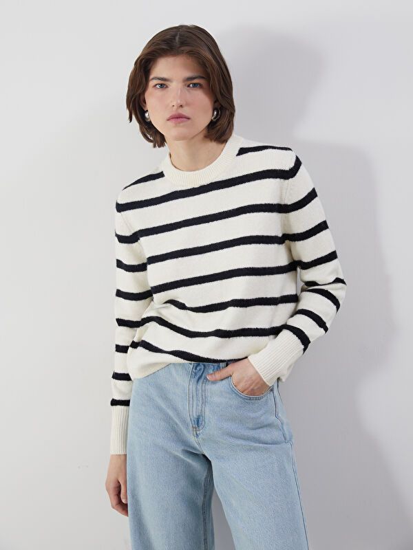 Moudda LC Waikiki - Cv tricot pullover mid pour Femmes - Tunisie 1