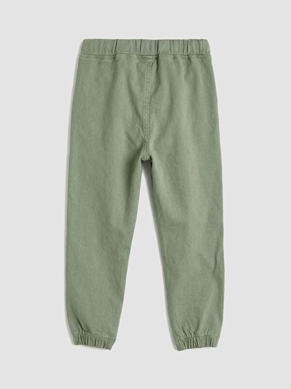 Moudda LC Waikiki - Pantalon léger en tissu pour Garçon couleur Vert kaki - Tunisie 2