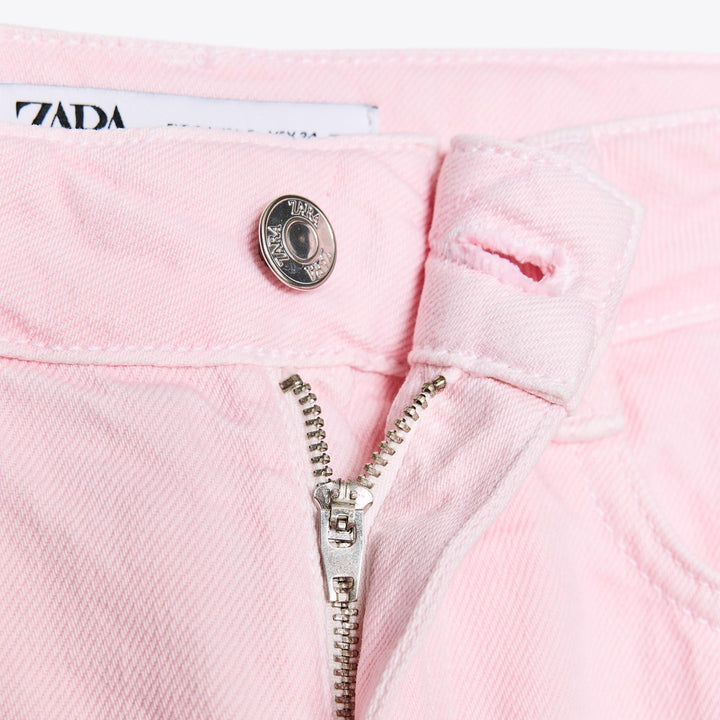 Moudda ZARA - Denim - Taille Haute & Coupe Droite Cheville - Tunisie 3