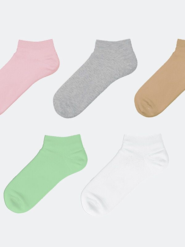 Moudda LC Waikiki - Chaussettes pour sneakers Femme Mélange vert - Tunisie 2