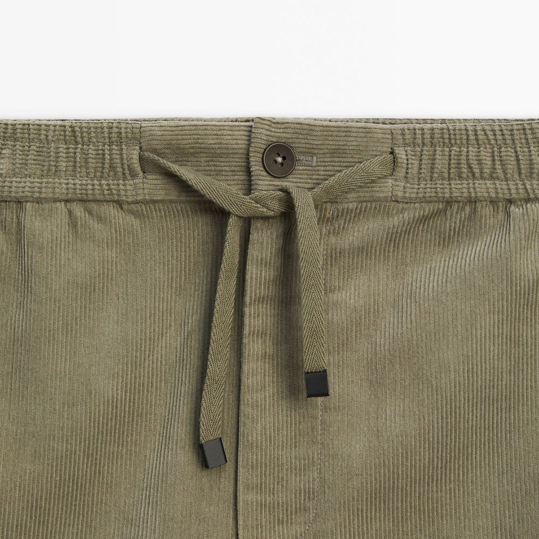 Moudda Massimo Dutti - Pantalon velours côtelé couleurs jogging coupe - Tunisie 4