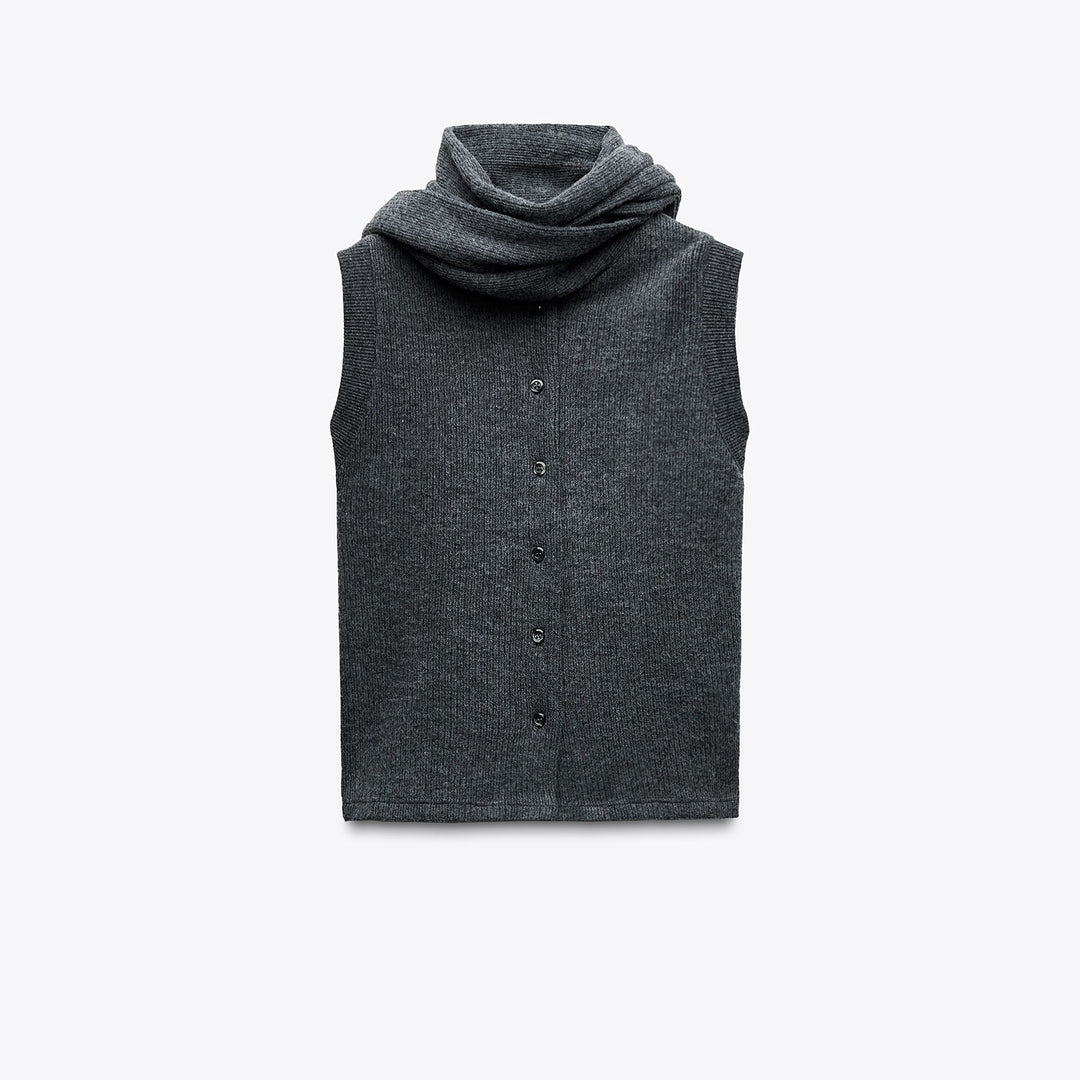 Moudda ZARA - Gilet - Écharpe & Effet Laine - Tunisie 1
