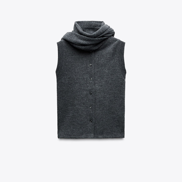 Moudda ZARA - Gilet - Écharpe & Effet Laine - Tunisie 1