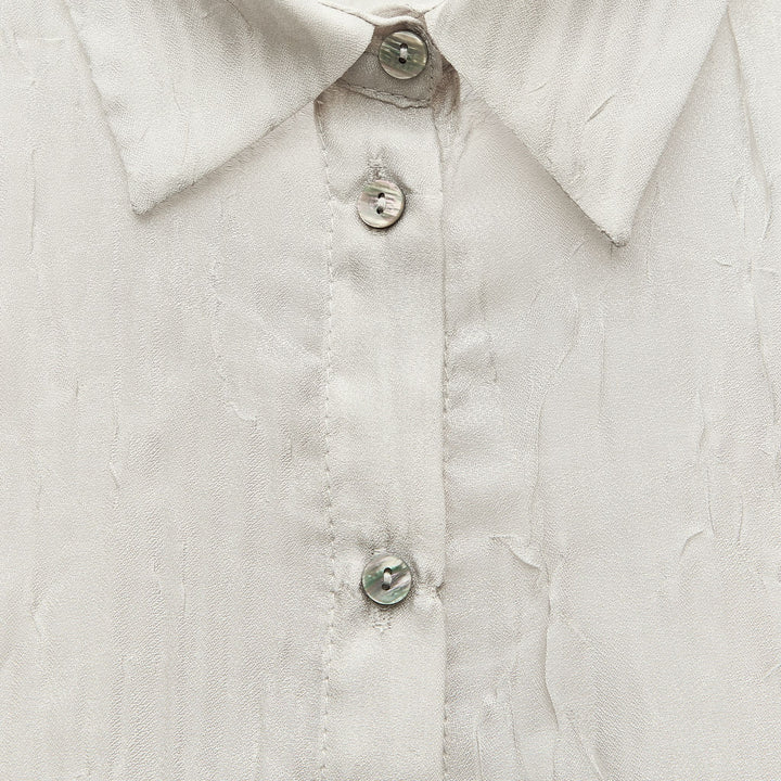 Moudda ZARA - Set chemise manches longues organza froissé - Tunisie 3
