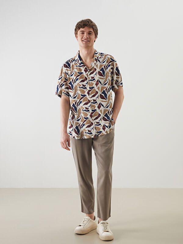 Moudda LC Waikiki - Chemise imprimée manches courtes en tissu tissé pour Homme - Tunisie 2