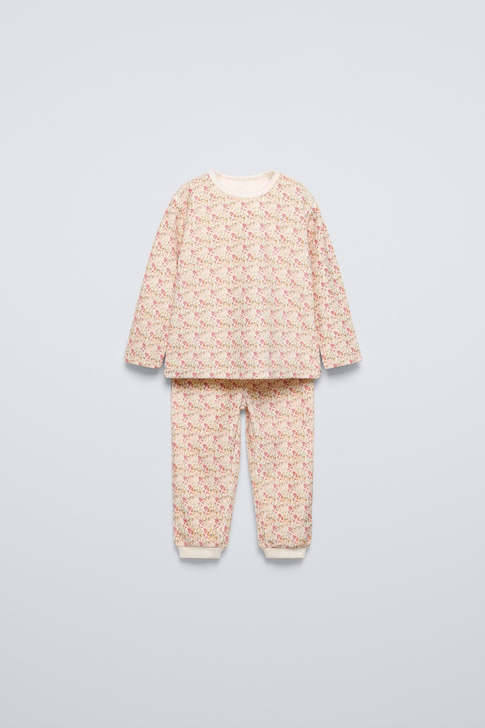 Moudda ZARA - Pyjama enfant manches longues velours imprimé petites fleurs - Tunisie 2