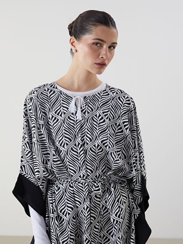 Moudda LC Waikiki - Robe manches courtes en tissu pour Femme - Tunisie 2
