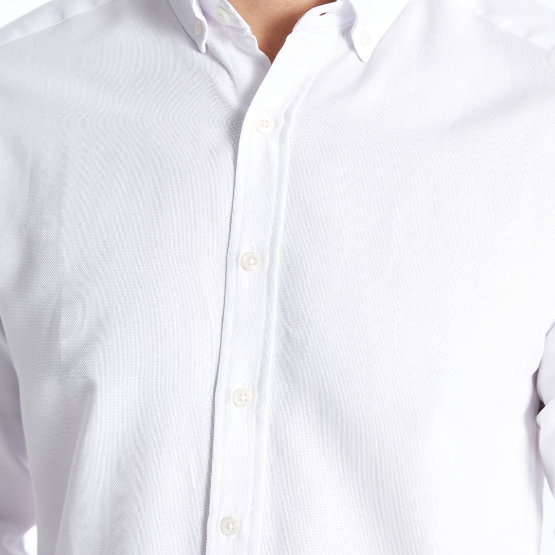 Moudda LC Waikiki - Chemise tissée manches longues Homme Buxe blanc - Tunisie 4