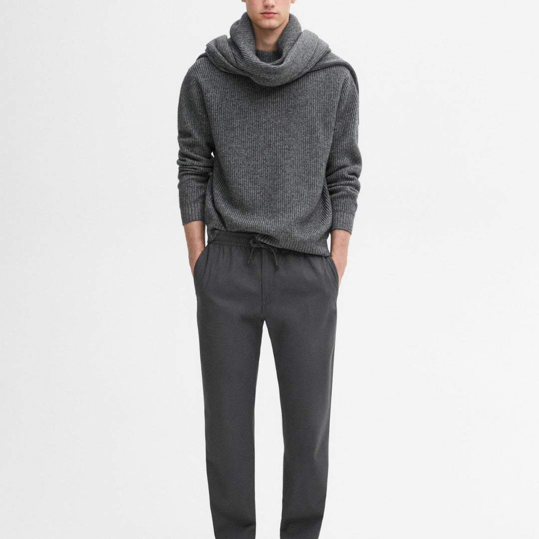 Moudda Massimo Dutti - Pantalon crêpe coupe jogging - Tunisie 8