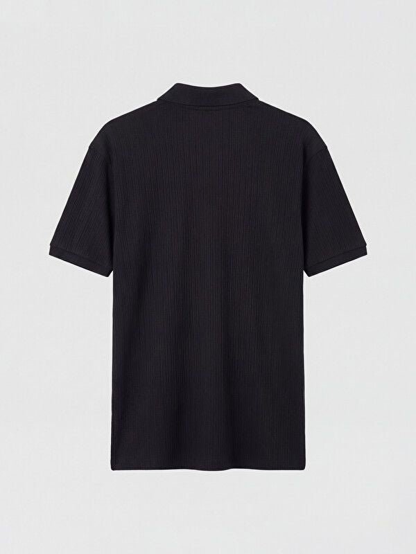 Moudda LC Waikiki - T-shirt manches courtes en jersey pour Homme couleur Noir - Tunisie 2