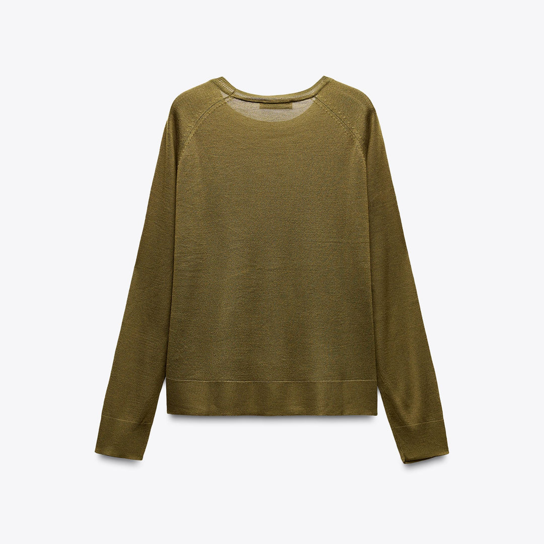 Moudda ZARA - Nouveau Pull - Col Caja & Manches Raglan - Tunisie 2
