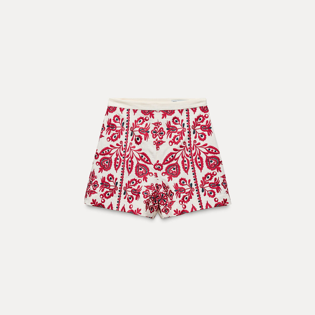 Moudda ZARA - Short taille haute brodé - Tunisie 1