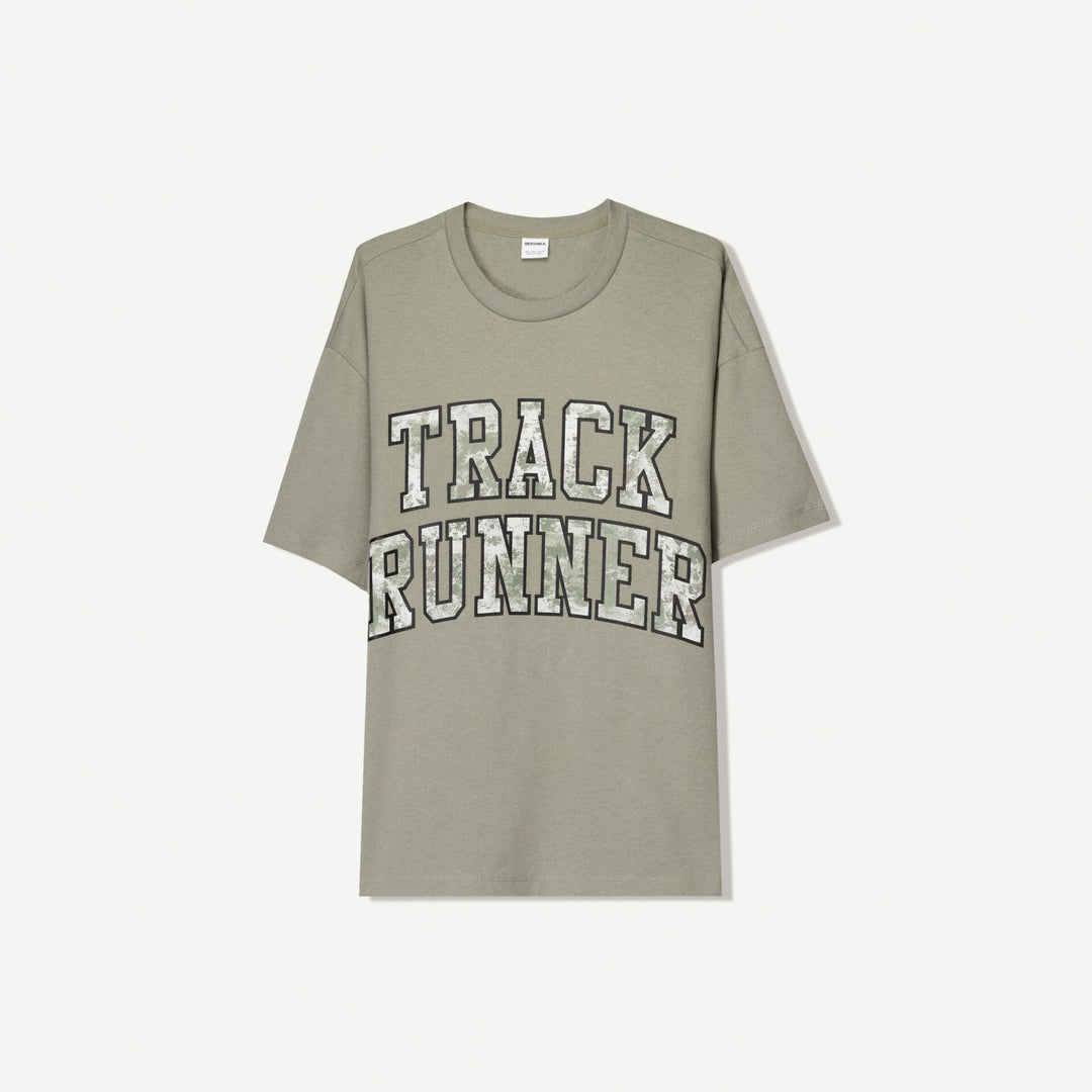 Moudda BERSHKA - T-Shirt Relax - Tracker Runner - Tunisie 1