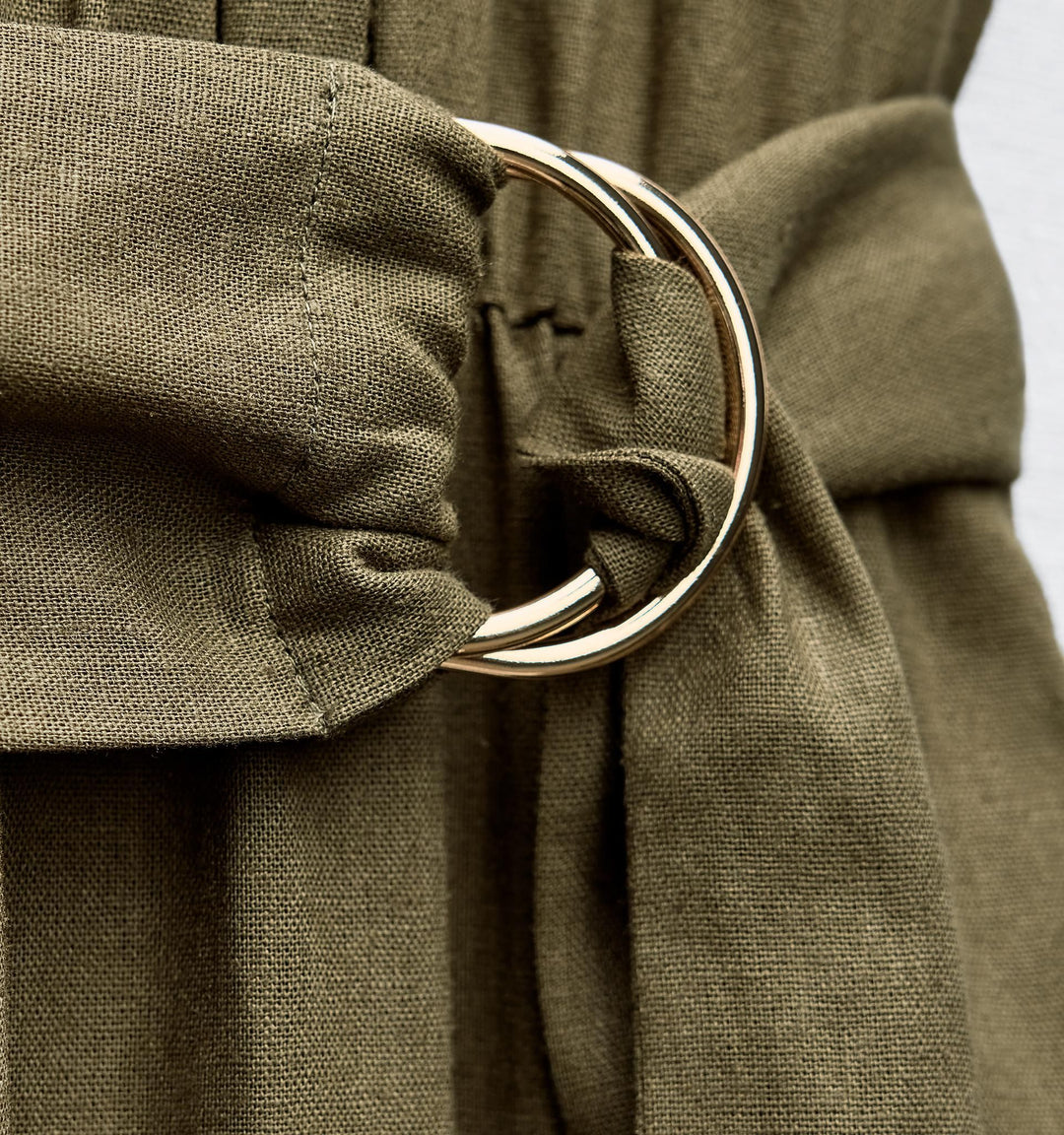 Moudda ZARA - Combinaison col bateau lin/viscose détail boucle dorée - Tunisie 2