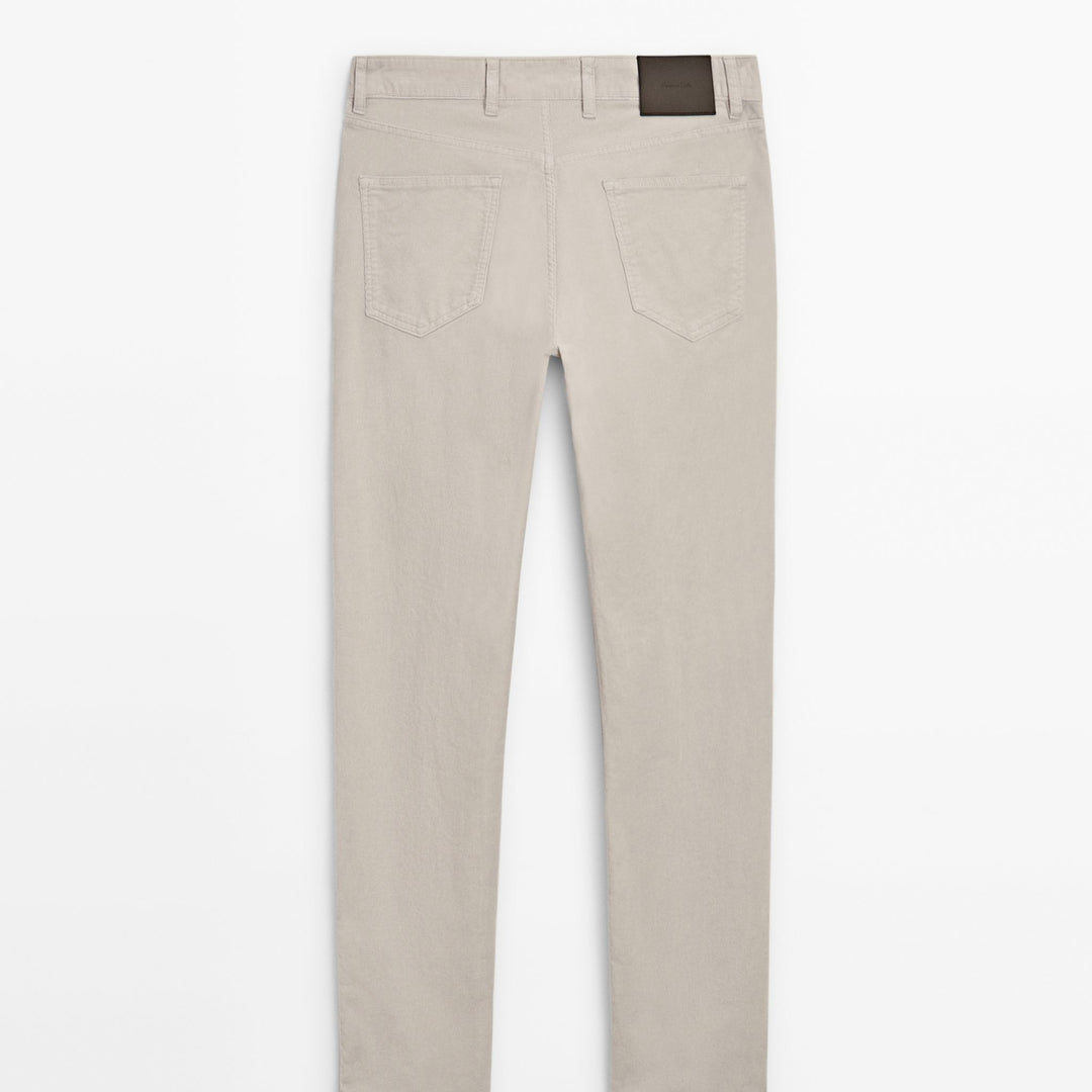 Moudda Massimo Dutti - Pantalon jean velours côtelé fuselé - Tunisie 5
