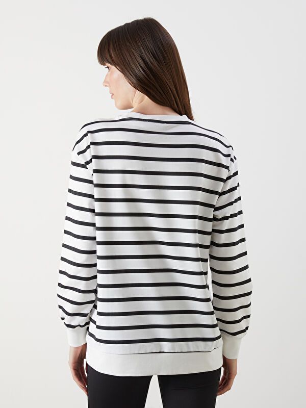 Moudda LC Waikiki - Sweatshirt jersey maternité Femme Rayures noires - Tunisie 4