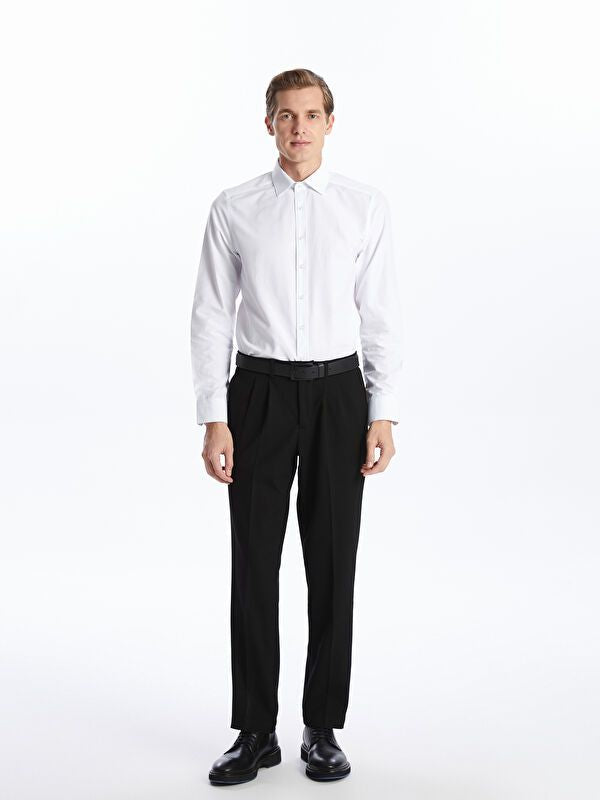 Moudda LC Waikiki - Chemise tissée basique à manches longues pour Hommes - Tunisie 2