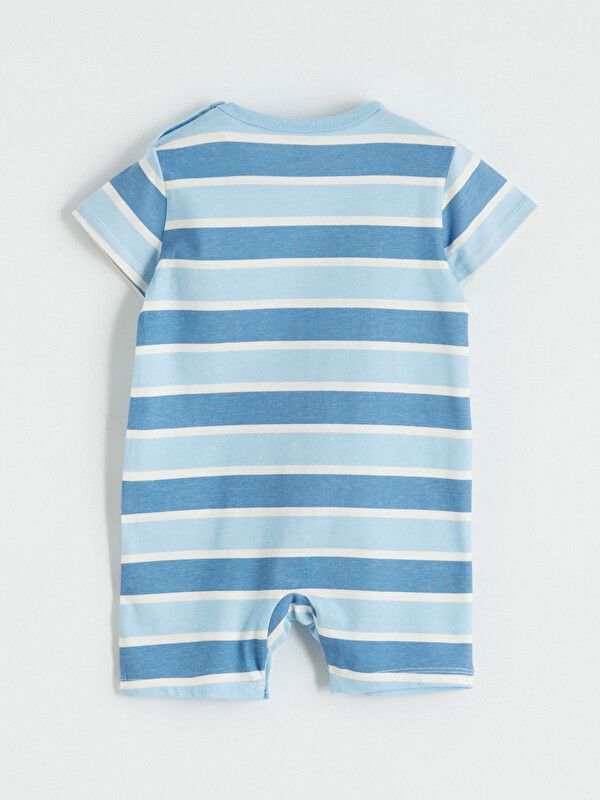 Moudda LC Waikiki - Combinaison bébé manches courtes en jersey pour Garçon couleur Bleu imprimé - Tunisie 7