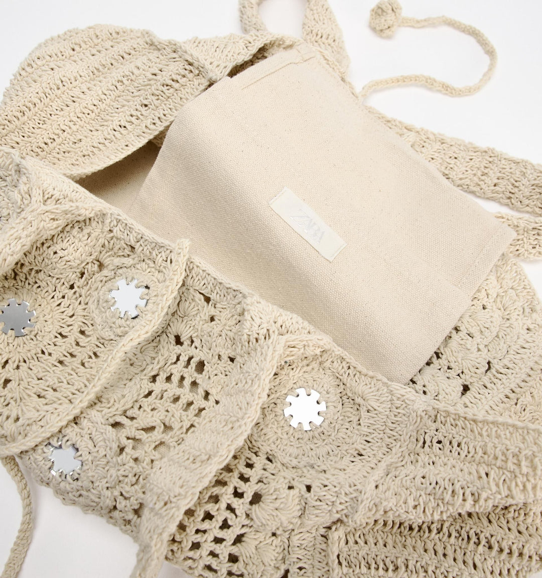 Moudda ZARA - Sac shopper fantaisie miroirs - Tunisie 5