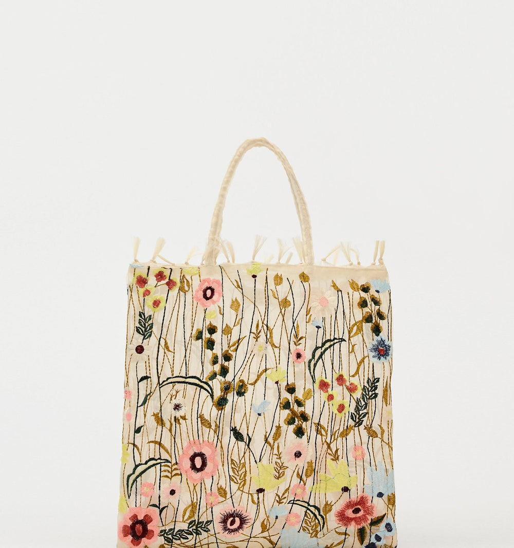 Moudda ZARA - Sac shopper tulle brodé - Tunisie 2