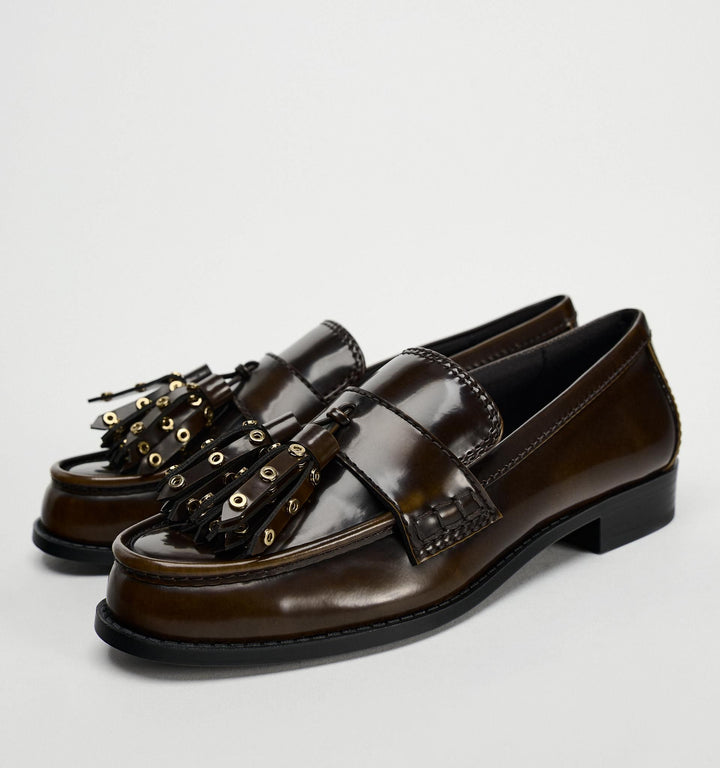 Moudda ZARA - Mocassin pompons œillets - Tunisie 7