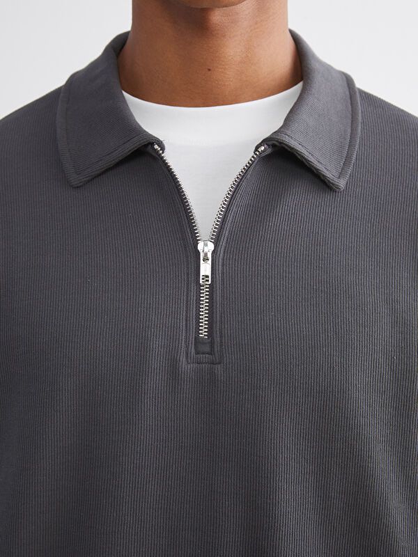 Moudda LC Waikiki - Sweatshirt en jersey couleur Anthracite pour hommes - Tunisie 3