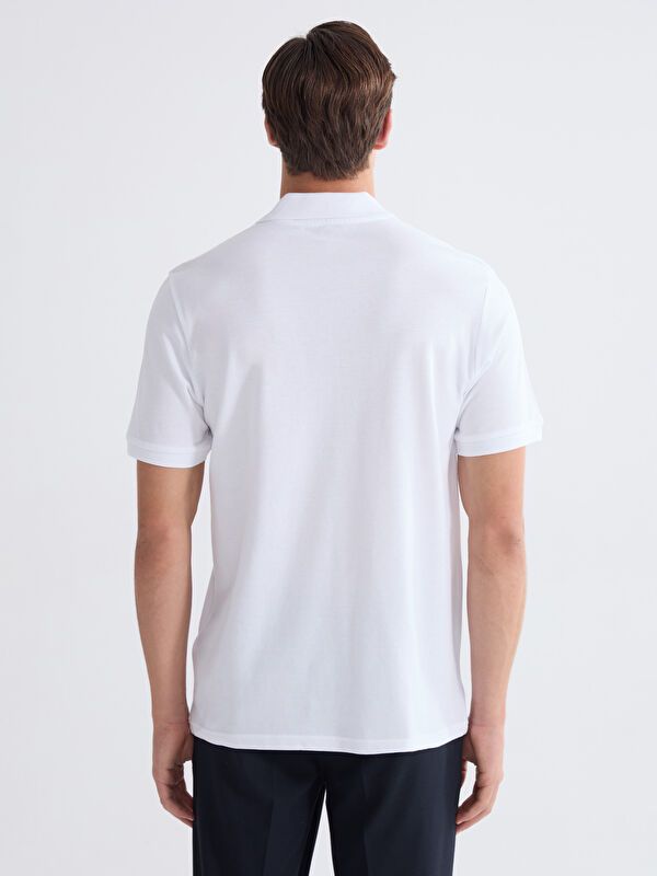 Moudda LC Waikiki - T-shirt col polo basique manches courtes en jersey pour Homme - Tunisie 4