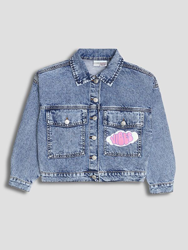 Moudda LC Waikiki - Manteau tissé en jean pour Filles - Tunisie 1