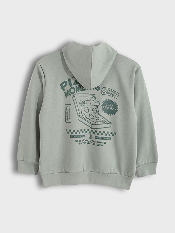 Moudda LC Waikiki - Sweatshirt en jersey Garçon Vert menthe terne - Tunisie 2