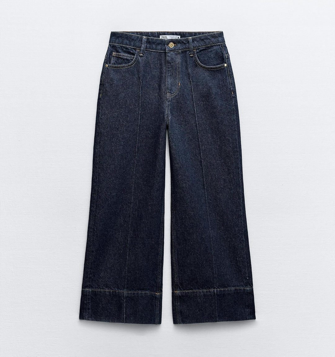Moudda ZARA - Jean large taille haute court nervure frontale - Tunisie 1