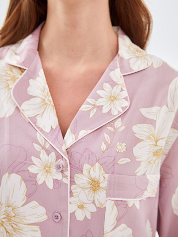 Moudda LC Waikiki - Pyjama tissé à manches longues pour Femmes - Tunisie 3