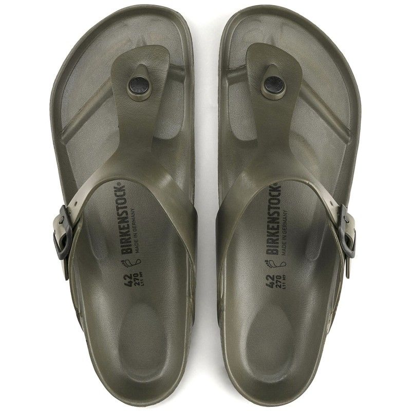 Moudda Birkenstock - Claquettes BIRKENSTOCK Gizeh EVA Khaki - Tunisie 3