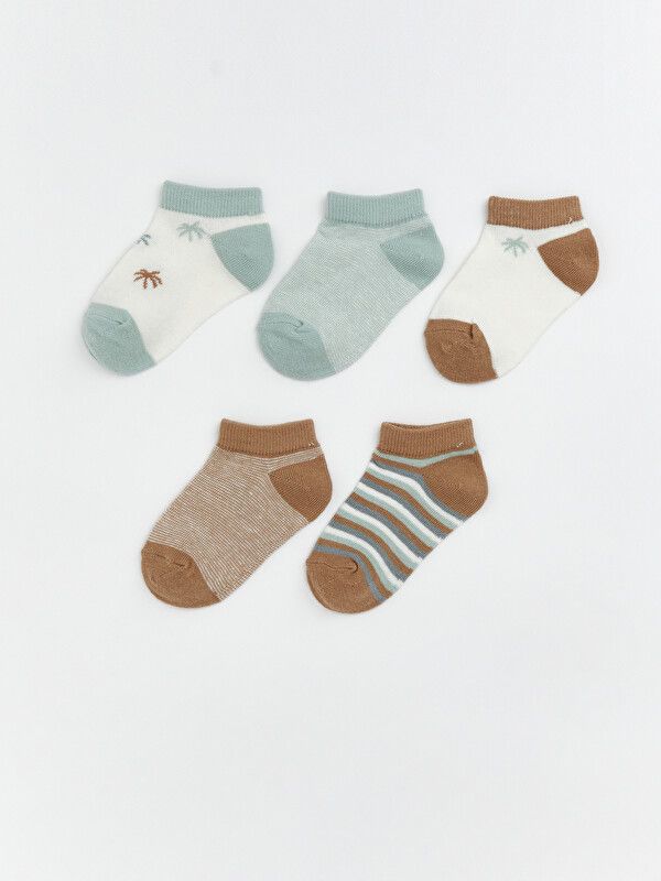 Moudda LC Waikiki - Chaussettes liner trainer (sport) pour Garçon couleur Écru - Tunisie 1