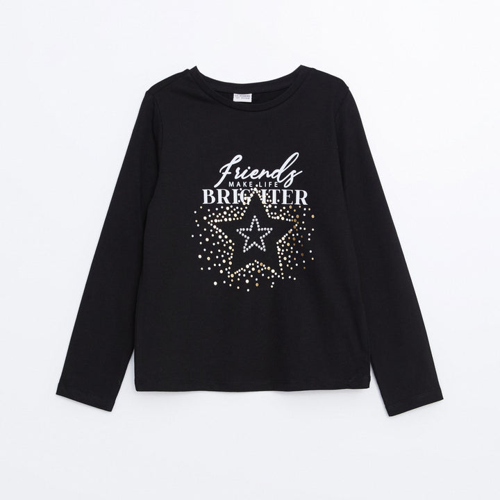 Moudda LC Waikiki - Body en jersey manches longues Fille Noir - Tunisie 1