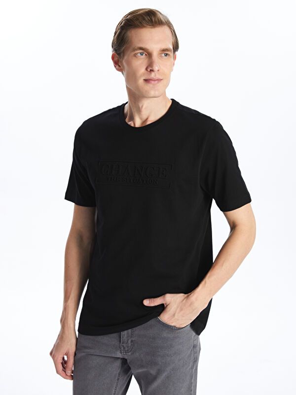 Moudda LC Waikiki - T-shirt imprimé manches courtes en jersey pour Homme - Tunisie 1