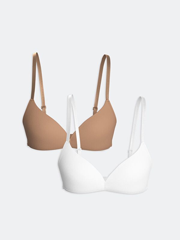 Moudda LC Waikiki - Soutien-gorge basique pour Femme couleur Marron clair - Tunisie 1