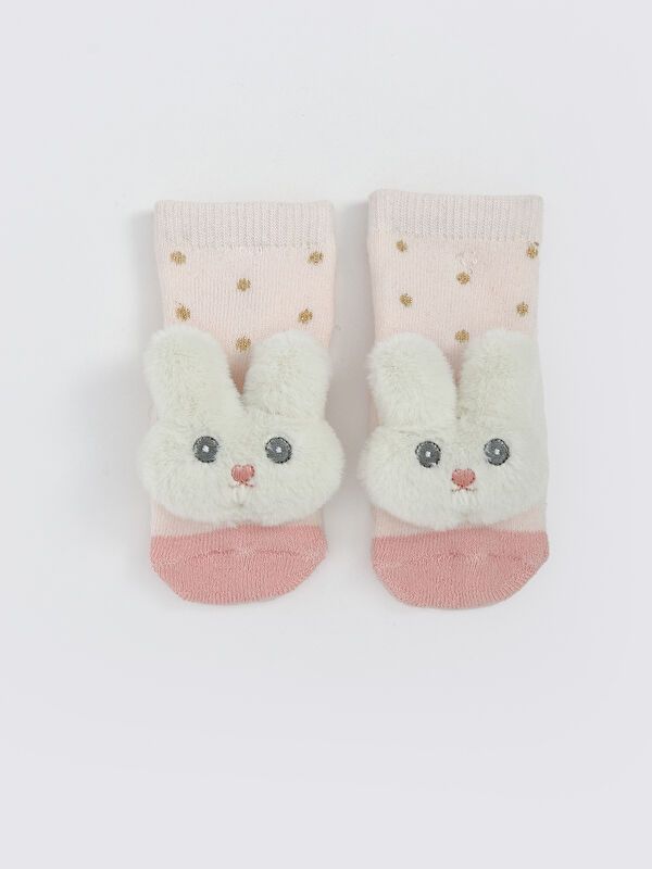 Moudda LC Waikiki - Chaussettes maison Fille Rose pâle - Tunisie 1