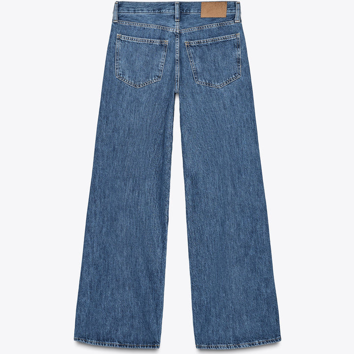 Moudda ZARA - Pantalon Wide Leg - Taille Basse & Bleu Medium - Tunisie 2